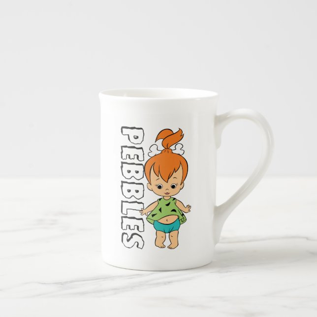 Taza De Porcelana Los Picapiedra | Flintstone Pebbles (Derecha)
