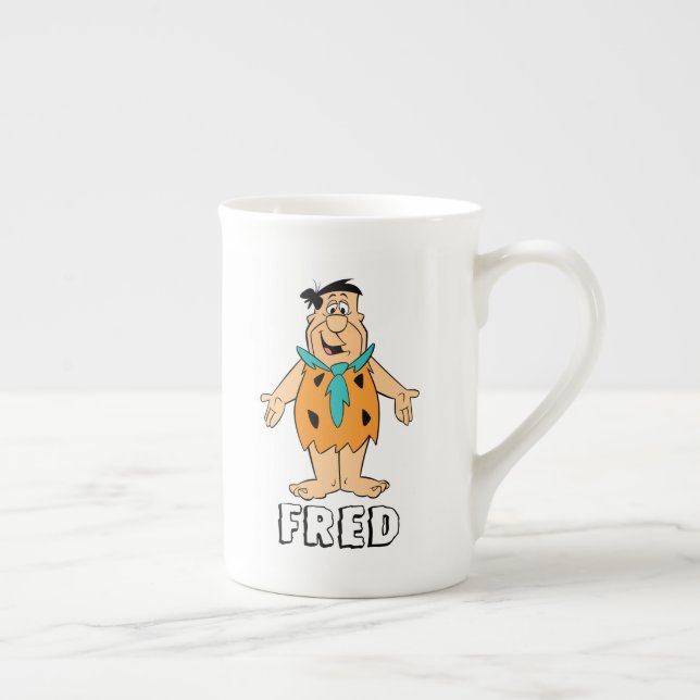 Taza De Porcelana Los Picapiedra | Fred Flintstone (Derecha)