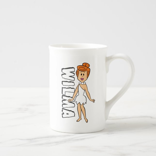 Taza De Porcelana Los Picapiedra | Wilma Flintstone (Derecha)