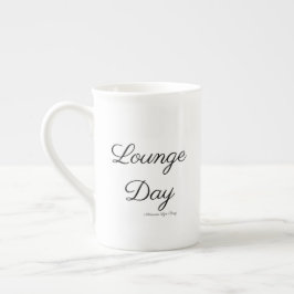 Taza De Porcelana Lounge Day Bone China Mug