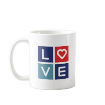 Taza de porcelana LOVE