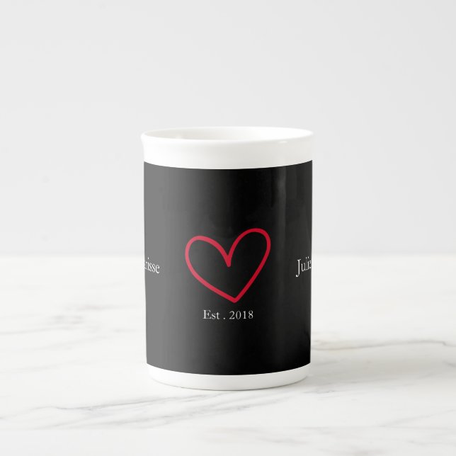 Taza De Porcelana Love you all the life (Frente)