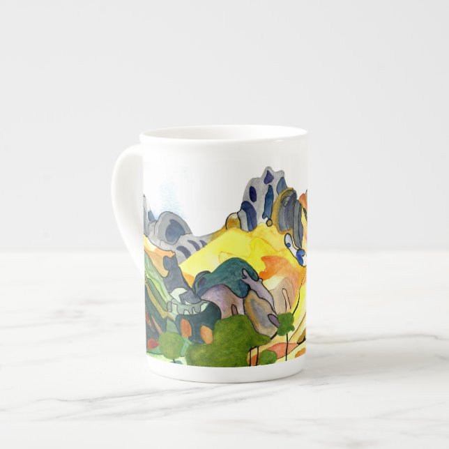 Taza De Porcelana Lucios de Langdale (Izquierda)