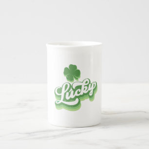 Taza De Porcelana Lucky Shamrock St Patrick's Day Irish