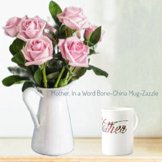 Taza De Porcelana Madre, en una palabra