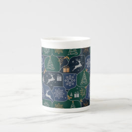 Taza De Porcelana Magia Navideña Acogedora
