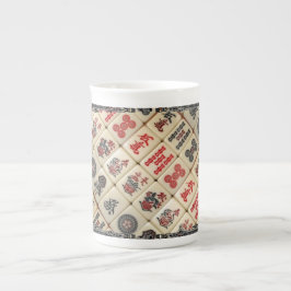Taza De Porcelana Mahjong