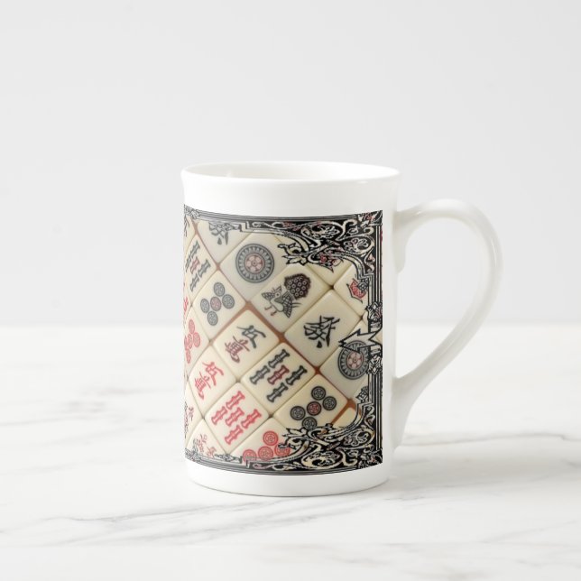 Taza De Porcelana Mahjong