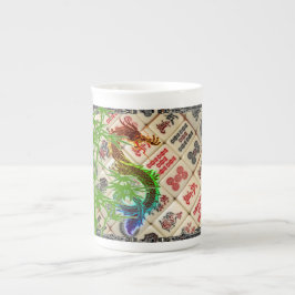 Taza De Porcelana Mahjong