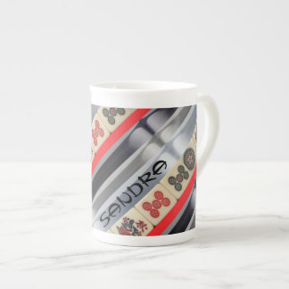 Taza De Porcelana Mahjong con monograma