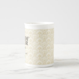 Taza De Porcelana Maid of Honor | Ornamental Art Deco – Ivory