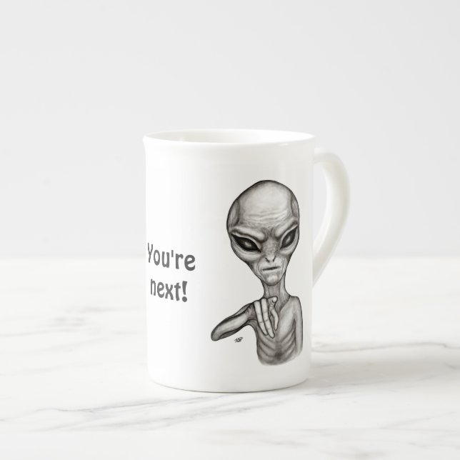 Taza De Porcelana ¡Mala Alien, eres la siguiente! (Derecha)