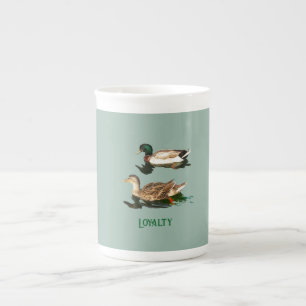 Taza De Porcelana Mallas de los Ducks
