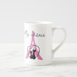 Taza De Porcelana Mamáes Cherie