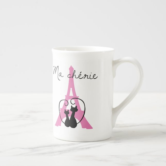 Taza De Porcelana Mamáes Cherie (Derecha)