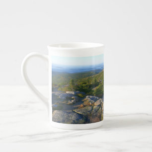 Taza De Porcelana Mañana en la cima del Monte Cadillac en Acadia