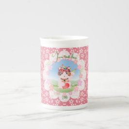 Taza De Porcelana Maneki Neko Lucky Luna