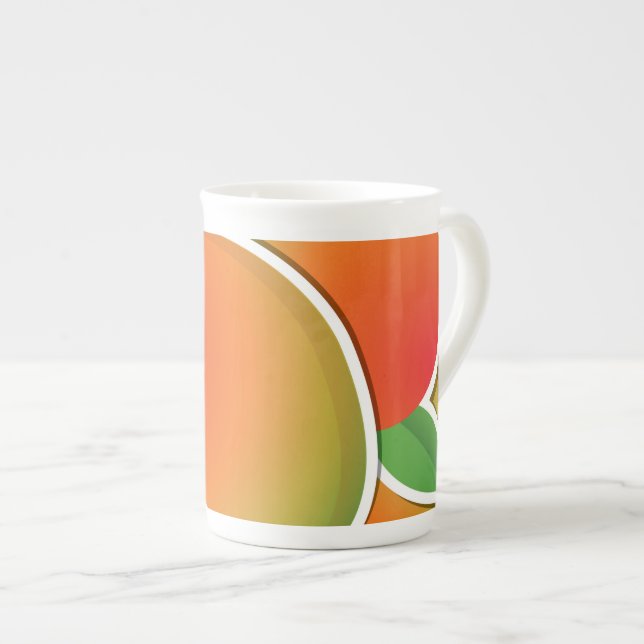 Taza De Porcelana Mango Funky (Derecha)