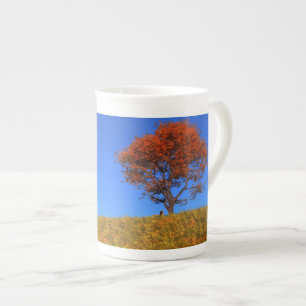 Taza De Porcelana Manipulación de la especialidad del día de otoño