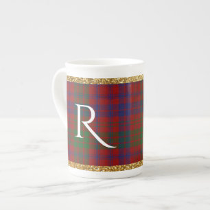 Taza De Porcelana Manipulación festiva monogramada en China Mug