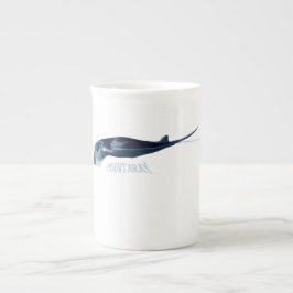 Taza De Porcelana Manta Ray