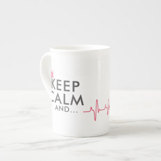 Taza De Porcelana MANTENGA CALMA Y... ¡ESPERE! ¡NO TAN TRANQUILO! Me