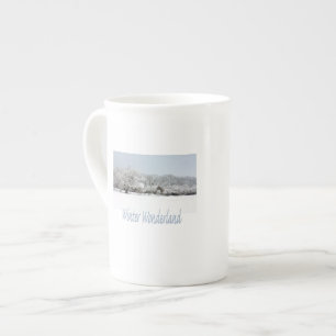 Taza De Porcelana maravilla de invierno