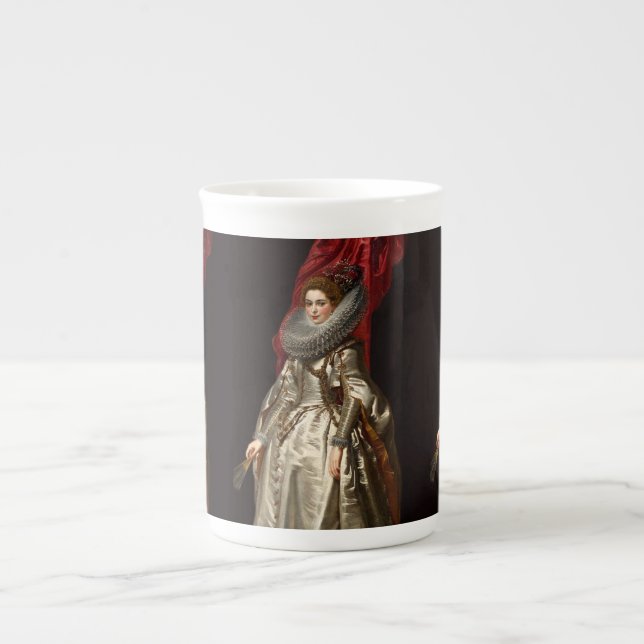 Taza De Porcelana Marchesa Brigida Spinola-Doria (Frente)