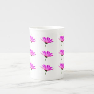 Taza De Porcelana Margarita Rosa