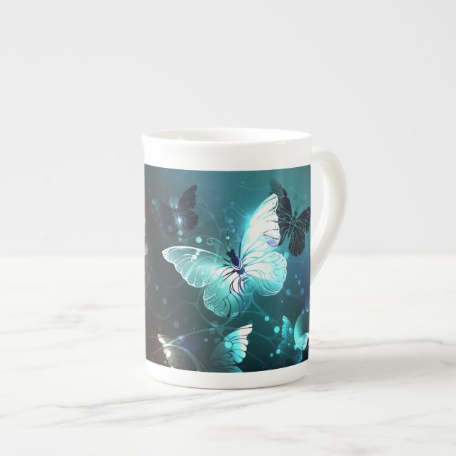 Taza De Porcelana Mariposas nocturnas (Derecha)