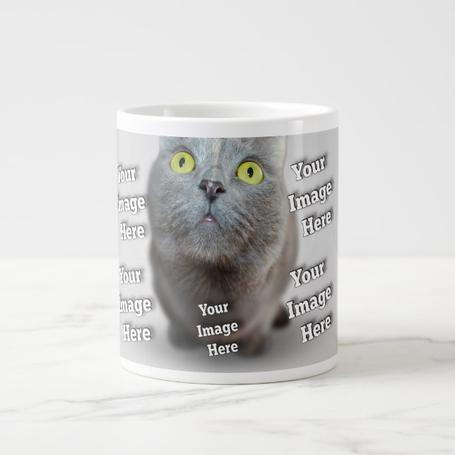 Taza De Porcelana MASCOTA Foto ✨ encantador Personalizado (Frente)