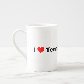 Taza De Porcelana Me encanta el tenis