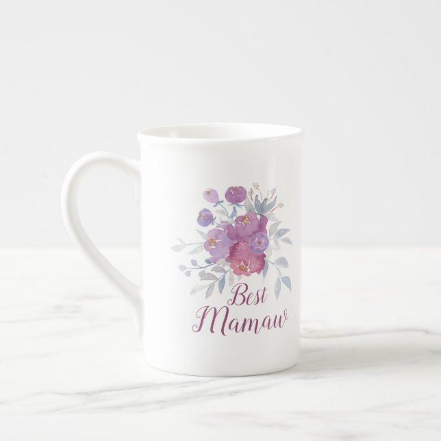 Taza De Porcelana Mejor Abuela, Mamaw, Grams, etc... (Izquierda)