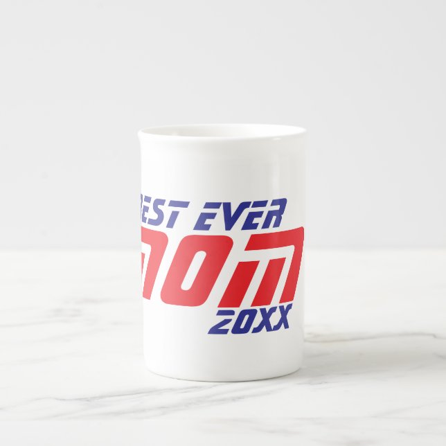 Taza De Porcelana Mejor MOM hasta 20XX (Frente)