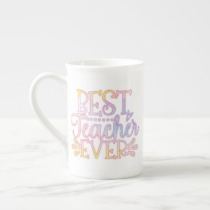 Taza De Porcelana Mejor Profesor de la Historia