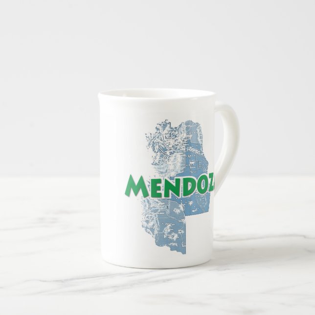 Taza De Porcelana Mendoza (Derecha)