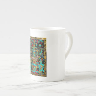 Taza De Porcelana Mentira de la Gran Tumba de Pakal - Astronauta Pal
