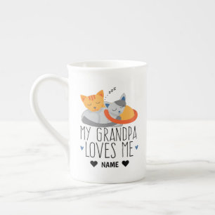 Taza De Porcelana Mi abuelo me ama