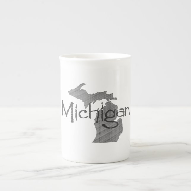 Taza De Porcelana Michigan (Frente)