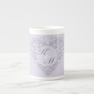 Taza De Porcelana Moda abundante de lavanda