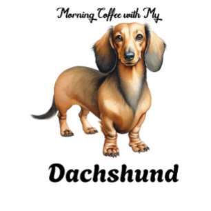 Taza De Porcelana Moderno y elegante café Sandy Brown DACHSHUND
