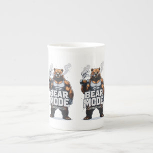 Taza De Porcelana Modo Oso Activado 2026