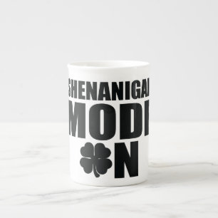 Taza De Porcelana Modo Shenanigan activado