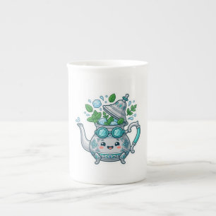 Taza De Porcelana Mona Kawaii Marroquí Té De Menta Con Hielo Verano
