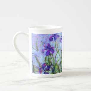 Taza De Porcelana Monet Lilac Irises
