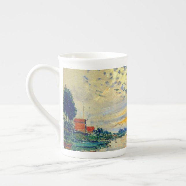 Taza De Porcelana Monet Sailboat en Le Petit-Gennevilliers (Izquierda)