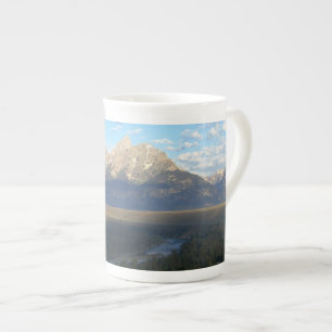 Taza De Porcelana Montañas Jackson Hole (Parque Nacional Grand Teton