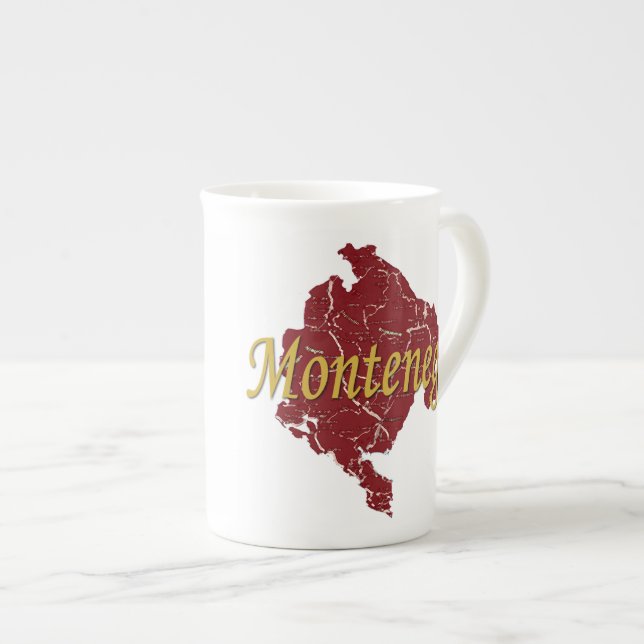 Taza De Porcelana Montenegro (Derecha)