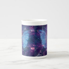 Taza De Porcelana Morfo mariposa / Galaxia Mandala