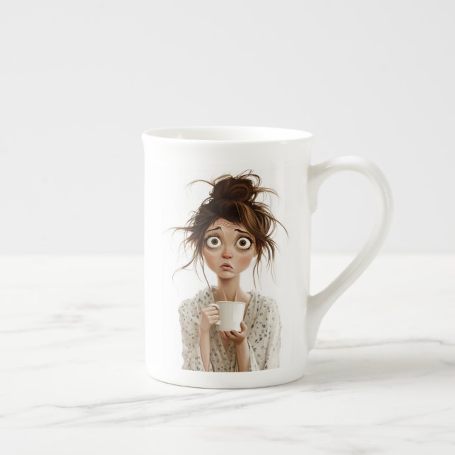 Taza De Porcelana Morning Mayhem (Derecha)